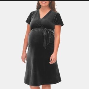 Gap Velvet Maternity Dress in Sz Small. Baby, Holidays, Autumn